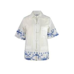 NEW MONOKI women's scorpios shirt in off white